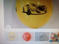 100броя балони със щампа коли , разноцветни , снимка 1 - Други - 36067421
