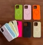 Калъф Liquid Silica MagSafe за iPhone 13/14 6.1 / Оранжев / + Протектор Баркод : 3131439, снимка 3