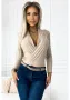 Дамско боди в бежов цвят 375-7, снимка 5