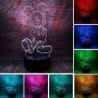 Mickey Mouse 3D LED лампа, снимка 3