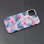 калъф за iPhone 11 силиконов розов с фламинго светещ в тъмното, снимка 3