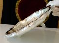 Посребрена бронзова фруктиера,салатиера,купа,25 см.. , снимка 6