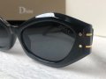 Dior 2023 дамски слънчеви 2 цвята черни прозрачни , снимка 12