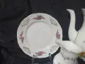 Немски, красив сервиз "Златна дантела с рози", снимка 7