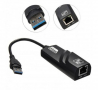 Мрежова LAN карта, външна, USB 3.0, RJ45 8pin, 10/100/1000MB/s, снимка 1