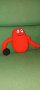 Плетен на една кука Барбадан - амигуруми , червен на цвят с една гира, снимка 1 - Плюшени играчки - 35990192