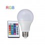 RGB крушка с дистанционно и 4 режима на работа, снимка 1 - Други стоки за дома - 39932644