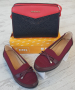 Дамски обувки на платформа цвят бордо, снимка 2