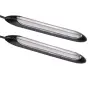 Дневни LED светлини 155мм бяло и жълто 12V 2 броя, снимка 1