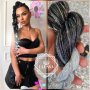 Професионален Бутиков Блестящ Канекалон Ангелска Коса-Yaki Remy 100%-SPARKLE Hair Braids! КОД АН156, снимка 1 - Аксесоари за коса - 41726046