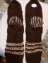 Ръчно плетени чорапи от вълна размер 43, снимка 1 - Мъжки чорапи - 39459061