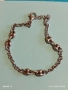 Красива сребърна гривна с плетка тип Gucci Chain ювелирна изработка нежна 35512, снимка 1