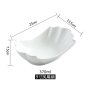 Стилна бяла купа от Аркопал , 23 х 13,5 см, снимка 2