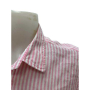 Мъжка риза HUGO BOSS Лен и памук размер XL / XXL райе, снимка 6