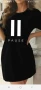 Черна еластична рокля, снимка 3