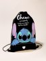 Модна детска раница с шнур Stitch, 9цвята - 023, снимка 8