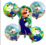 Супер Марио Super Mario Луиджи различни фолио фолиев балон хелий или въздух, снимка 6