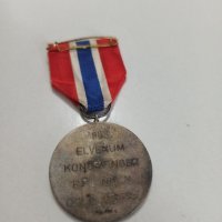 норвежки сребърен медал с маркировка , снимка 7 - Антикварни и старинни предмети - 42138523