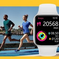 Нов Водоустойчив Смарт часовник  за iOS Android Фитнес тракер за Жени Мъже 1,85 инча Подарък, снимка 5 - Смарт гривни - 41950872