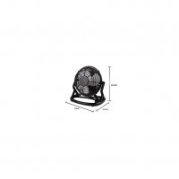 Настолен usb вентилатор 15см, черен 10 W - код TD-603, снимка 4 - Други стоки за дома - 34447456