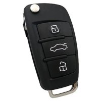 Кутийка за ключ за AUDI с 3 бутона, ключ за Ауди, A3, A4, А5, А6, A8, А7, Q3, Q5, Q7, TT, снимка 2 - Аксесоари и консумативи - 41653219