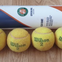 Тенис топки Wilson,Dunlop,Babolai,Head,Slazengerd,RolandGarros,Us open, снимка 7 - Тенис - 39718267