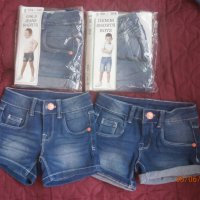 Нови детски къси дънкови панталони за момичета и момчета., снимка 4 - Детски панталони и дънки - 41084205