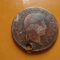 Сребърна монета 20 кройцера 1844 , снимка 1 - Нумизматика и бонистика - 44574840