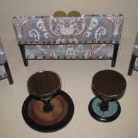 Лот комплект стари кукленски мебели за кукли, ръчно правени, отлични, снимка 6 - Играчки за стая - 44793073