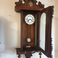 Стар немски стенен часовник, снимка 2 - Антикварни и старинни предмети - 40545462