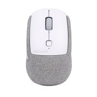 Мишка Безжична Delux M520DB 2400dpi 6btns Сива Wireless Optical Mouse, снимка 1 - Клавиатури и мишки - 39170011