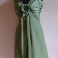 Елегантна рокля в резида / зелено на фирма  Scala , снимка 2 - Рокли - 34205261