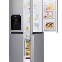 Хладилник с фризер LG GSJ-760PZXV SbS Общ капацитет (л): 601, снимка 1 - Хладилници - 36082966
