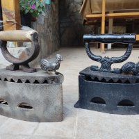 Старинна ютия на въглища , снимка 4 - Антикварни и старинни предмети - 42660880
