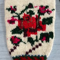 Автентични ръчно плетени чорапи за носия. №3996, снимка 3 - Антикварни и старинни предмети - 40730293