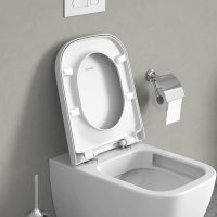 Duravit Happy D2 Germany Тоалетна седалка с плавно затваряне 0064590000 НОВА, снимка 3 - Други стоки за дома - 40504487