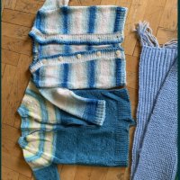 Плетени дрехи, снимка 3 - Шапки, шалове и ръкавици - 44649678