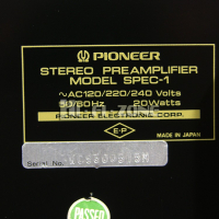  Pioneer spec-1 /1   Предусилвател, снимка 9 - Ресийвъри, усилватели, смесителни пултове - 44635301