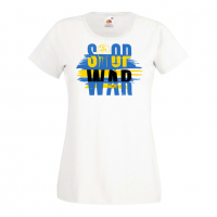 Дамска тениска STOP WAR,пасете Украйна, спрете войната,, снимка 6 - Тениски - 36114693