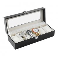 Кутия за съхранение на часовници от еко крокодилска кожа , снимка 4 - Други - 35761289