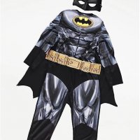 Невероятен костюм на Батман с мускули, наметало и маска, снимка 6 - Други - 39470452