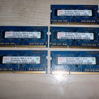 34.Ram за лаптоп DDR3 1333 MHz,PC3-10600,2Gb,hynix.Кит 5 Броя, снимка 1 - RAM памет - 41820013