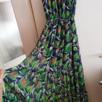 Дълга цветна рокля, снимка 7 - Рокли - 40638489