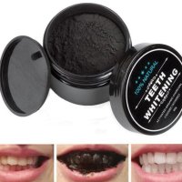 Пудра от активен  въглен за избелване на зъби Teeth Whitening Natural Organic Activated Charcoal 30 , снимка 6 - Други - 41382217