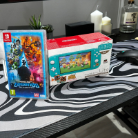 Nintendo switch lite aloha edition + animal crossing + minecraft legends deluxe edition, снимка 1 - Nintendo конзоли - 44717158
