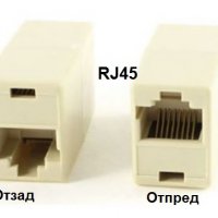 RJ45-RJ45  разширителен  адаптер, снимка 1 - Други - 34056436
