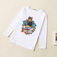Детски памучни блузи с дълъг ръкав и печат по избор, снимка 4 - Детски Блузи и туники - 35679762