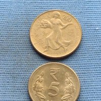 Две монети 200 лири Италия/ 5 рупий Индия редки за КОЛЕКЦИЯ 12222, снимка 1 - Нумизматика и бонистика - 42730887