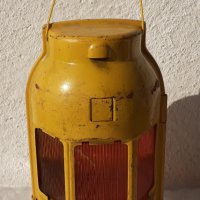 красива ефектна жълта лампа фенер антика  FEUERHAND, Германия, снимка 5 - Други - 40203936