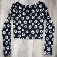 Къса дамска блуза "Н&М" , снимка 3 - Блузи с дълъг ръкав и пуловери - 41784800